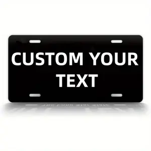 Customized Texa Black License Plate - Personalized TX Auto Tag - For Car Enthusiasts -  Perfect Gift for Car Owners Automotive Truck mothersdaygift