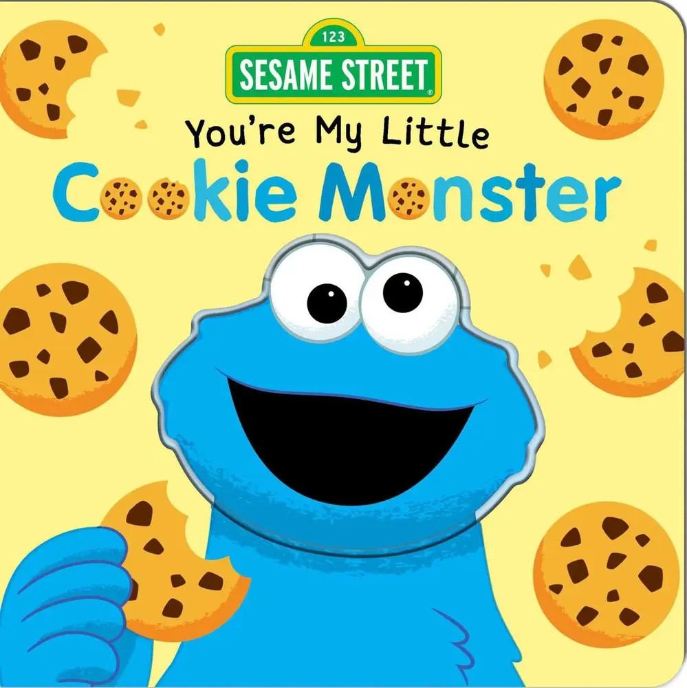 Used Sesame Street: You're My Little Cookie Monster Board Book by Grace Baranowski - English, Ideal for Christmas Day, Valentine's Day, Features Die-Cut Shapes & Raised Elements, Celebrates Parent's Love (School & Educational Office Stationery Supply)