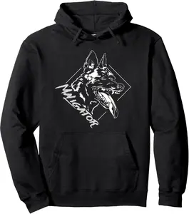 Funny Maligator Belgian Malinois dog breed present gift Pullover Hoodie