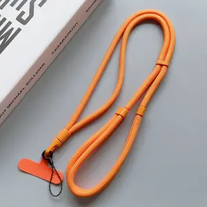 Adjustable, Multi-Functional, Matching-Color Buckle, Long Phone Lanyard: Neck Strap, Outdoor, Portable, Anti-Loss, Crossbody Strap