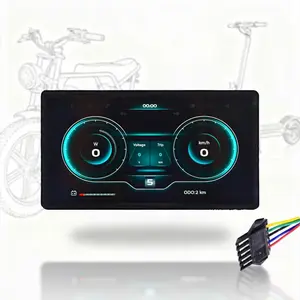 H8 TFT E-Bike Display – SM5PIN Color TFT Screen, Connects to Mobile APP & Supports Phone Navigation Casting | 18V–60V | Christmas & Black Friday Gift Idea