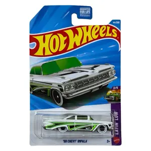 Hot Wheels Mainline 59 Chevy Impala White Latin Low 2/5