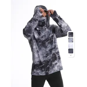 Men’s summer sun protection clothing—lightweight, UV-resistant, breathable, quick-drying outdoor fishing apparel for lure fishing in the Middle East.