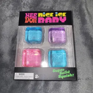 NeeDoh Nice Ice Baby 4 pack, Nee Doh Mini Nice Cube