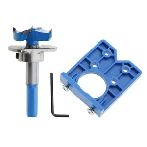 Practical 35mm Concealed Hinge Drilling Jig DIY Cabinet Drill Guide Woodworking