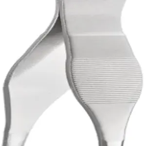 Stainless Steel Tweezers 7.1 Inch Precision Tweezers with Straight Serrated Tip Multi-Purpose Kitchen Tong for Cooking Gardening Repairing Craft, Silver