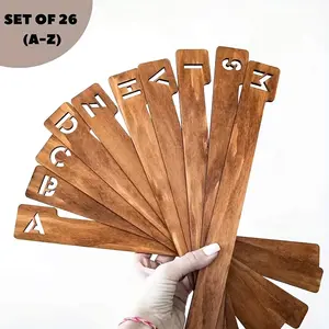 26pcs Home Wood Decoration Creative Hollow Out Design Vinyl Record Divider Handicraft