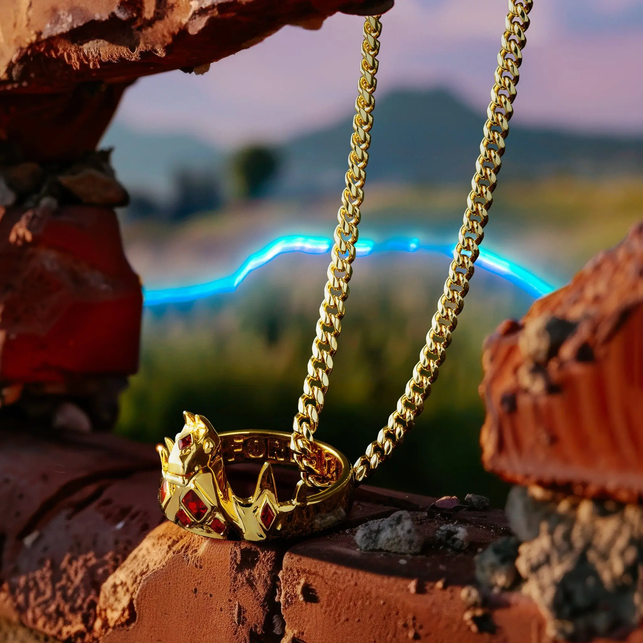 Fortnite x King Ice - Victory Crown Necklace