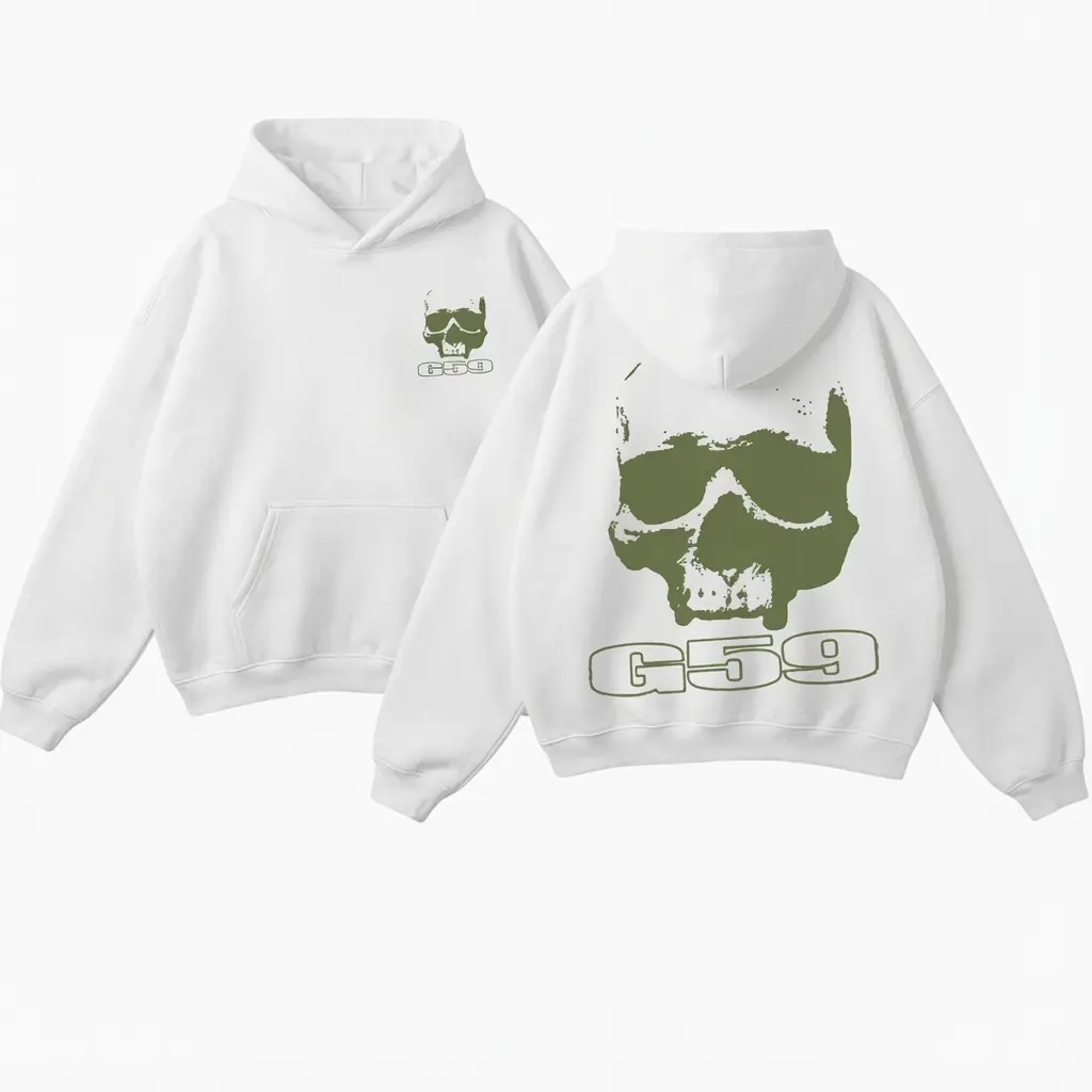 Men's SB G59 Graphic Hoodie - Oversized, Long Sleeve Rapper Hip-Hop Sweatshirt for Fans, Sweatshirts, Tops