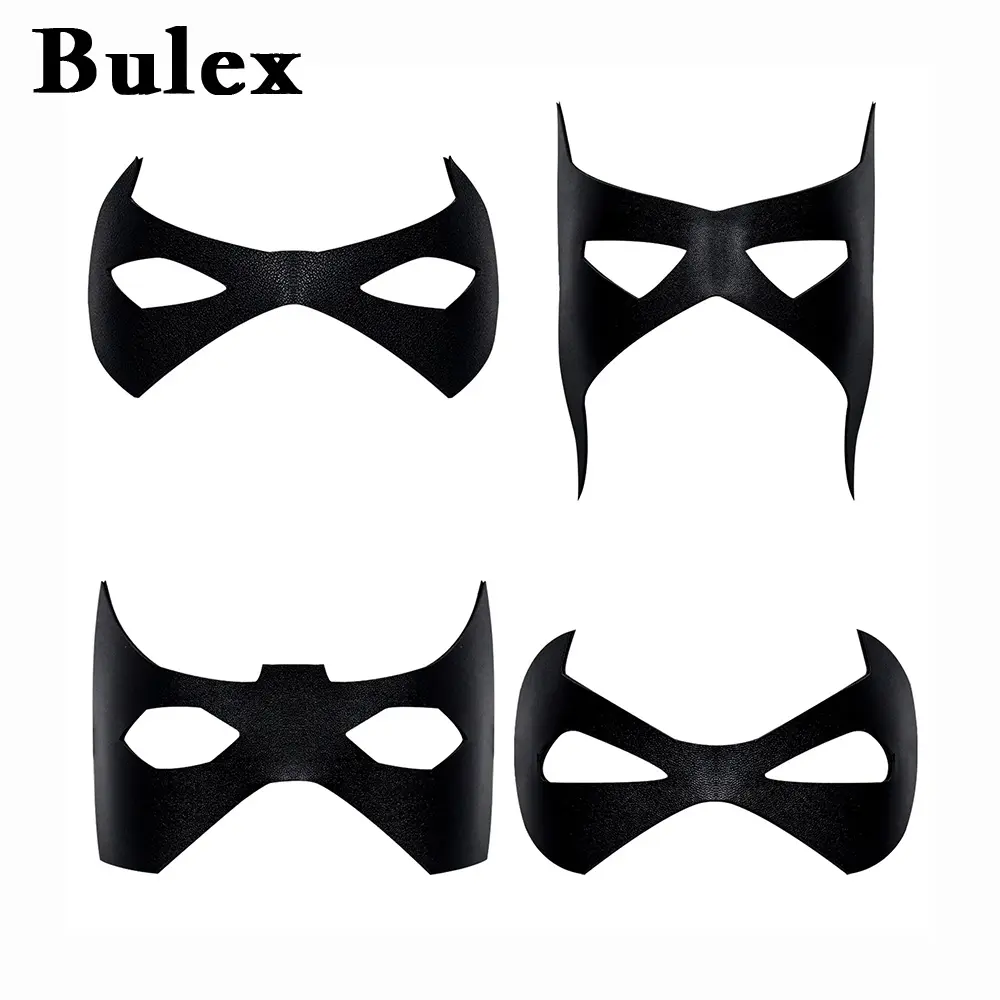 Bulex Adults Bat Superhero Night Knight Grayson Cosplay Nightwing Costume For Women Men  Halloween Masquerade Eye Mask