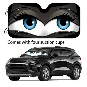 Fun Car Interior Sunshade, Car Window Shades, Summer UV Protection, Easy Install with Suction Cups, Anti-Theft & Privacy, Fits All Seasons, UV Protective Sunshade