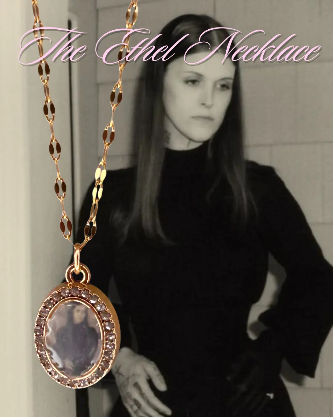 The Ethel Necklace – Gothic Cameo Jewelry, Ethel Aesthetic