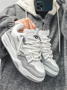 Men's Spring & Fall 2026 Retro Casual Sports Shoes, Summer Anti-Slip Platform Sneakers, Fashion Walking Sneakers, Couple Matched Versatile Footwear, Casual Lifestyle Sneaker, Classic Chunky Sneakers, Trendy Sneakers, Stylish Sneakers, Thick Soled Sneakers