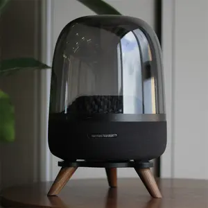 Suitable for Harman Kardon Crystal 3rd, 4th, and 5th generation desktop speaker stands, thickened shock-absorbing solid wood rack