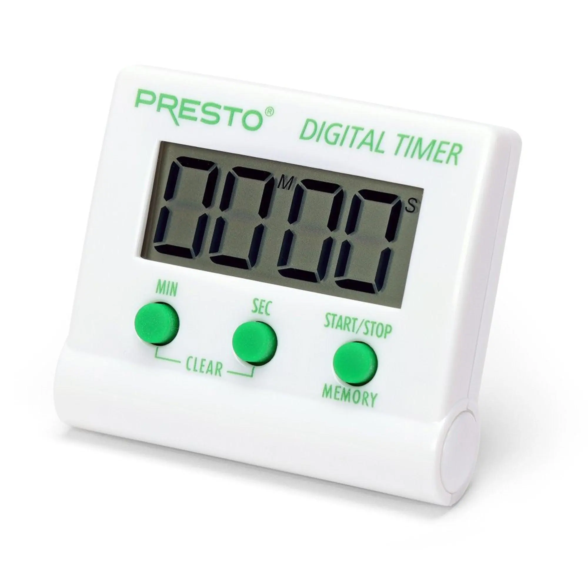 Presto Electronic Digital Timer, Portable LCD Display Stopwatch w/ Alarm Signal
