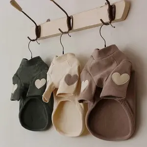 Autumn and winter Bigbear Teddy Yorkshire Pomeride fleece sweater dog cat pet love embroidered warm clothes