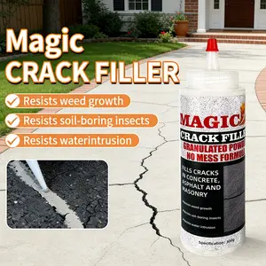 Concrete Crack Filler Solution, Ultimate Fix for Concrete & Brick Cracks, Easy Installation, Durable Surface, Construction Essential