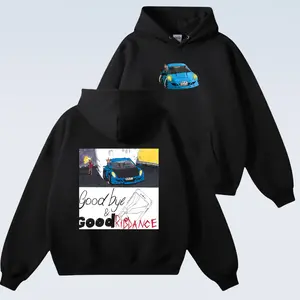 Wrld 999 Goodbye & Good Riddance Hoodie Hoodie Men's Hip Hop Fashion Pullover Sweatshirt Unisex Casual Long Sleeve Hooded Gothic Streetwear Gift For Fans