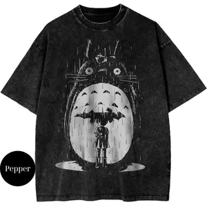 valentine shirts My Neighbor Totoro Shirt, Studio Ghibli Shirt, Anime Shirt, Vintage Tee, Unisex Cotton Crewneck T-Shirt Menswear Womenswear Underwear Streetwear Top