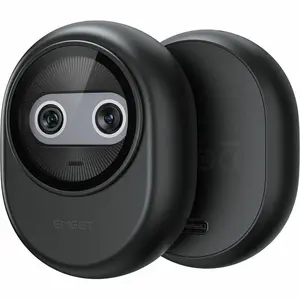 EMEET Piko Black Webcam with Tripod and USB-C Cable – Retail Pack