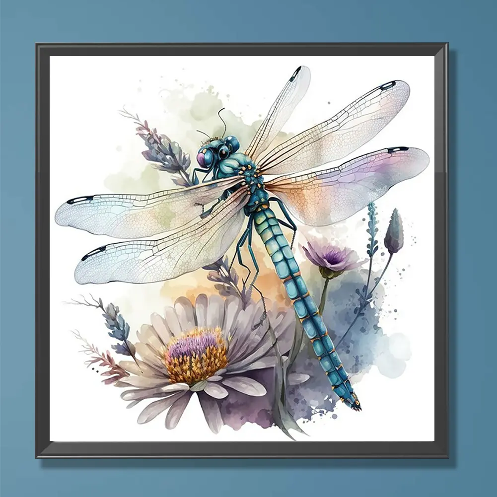 Frameless Paint by Numbers Kit - 1PC 40x40cm Canvas Wall Art with Acrylic Painting Pen, DIY Gift for Painting Enthusiasts