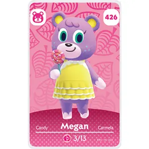 Megan - Villager NFC Card for Animal Crossing New Horizons Amiibo