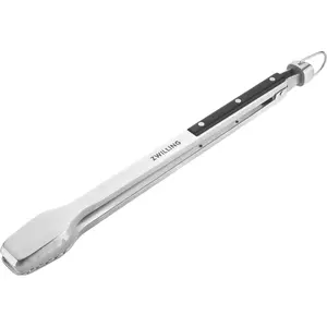 ZWILLING BBQ+ 16 inch Triple Rivet Stainless Steel Locking Grill Tongs