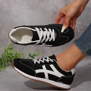 Women's Fashion Sneakers Retro Classic Trainers Casual Lace-up Stylish Tennis Running Walking Shoes