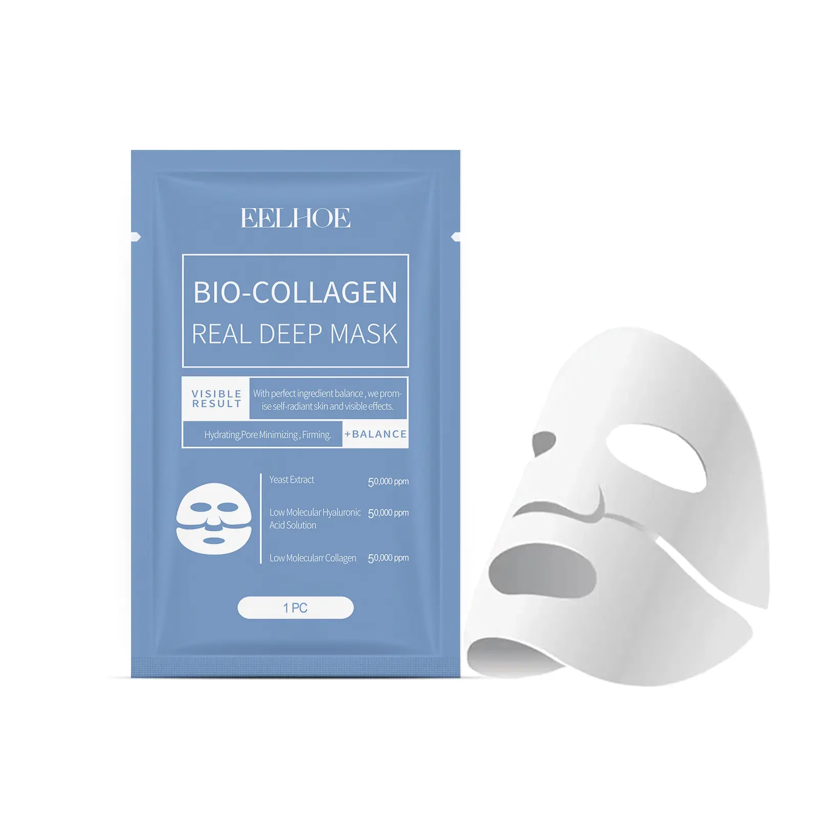 EELHOE Collagen Mask Smooth, delicate skin, firming, hydrating, brightening, and moisturizing mask