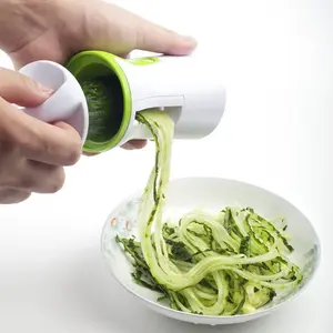 Heavy Duty Spiralizer Vegetable Slicer KC0335 Stainless Steel Eco-Friendly Zucchini Pasta Noodle Spaghetti Maker CE EU Certified Fruit & Vegetable Tools
