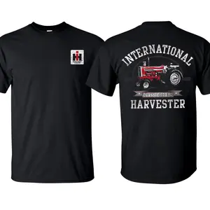 International Harvester Classic Turbo T-Shirt Tractor Tee Farm Wear Unisex Short Sleeve USA Made 100% Cotton T-Shirt