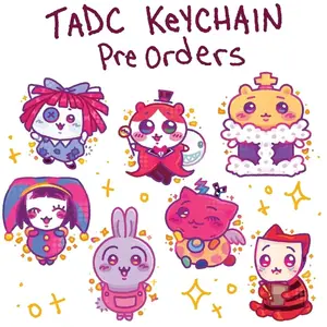 TADC The Amazing Digital Circus Keychain Chiikawa Themed Acrylic Keychain