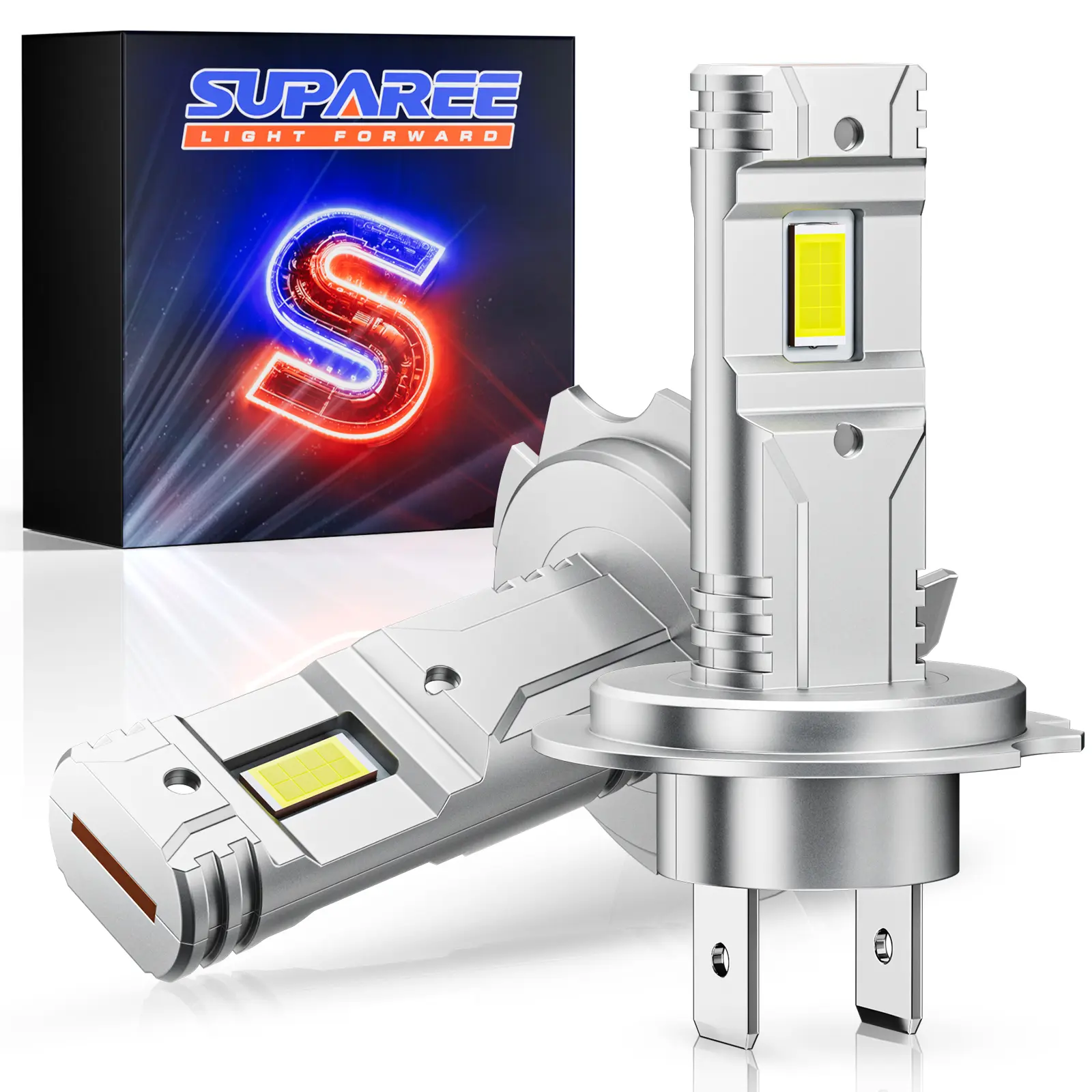 2PCS H7 LED Headlight Bulbs | Bright White Upgrade for Cars & SUVs| Plug & Play