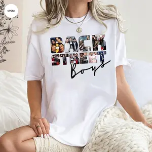 White Backstreet Boy Shirt - BSB Concert Fan T-Shirt