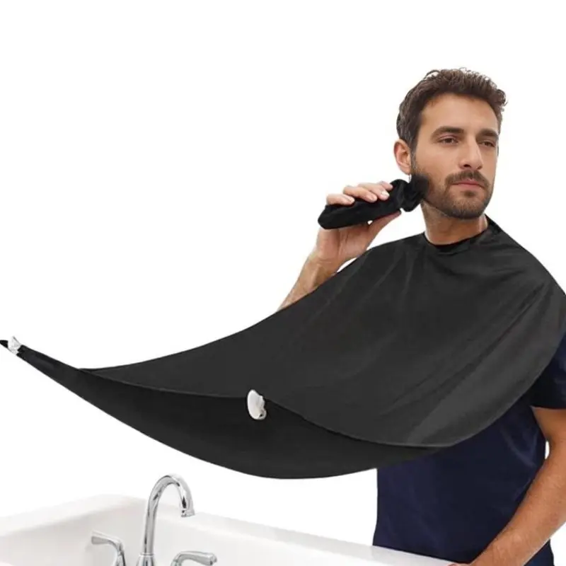 Portable Shaving Cloak, Durable Waterproof Barber Apron With Suction Cup, Hair Styling Tool For Home & Salon