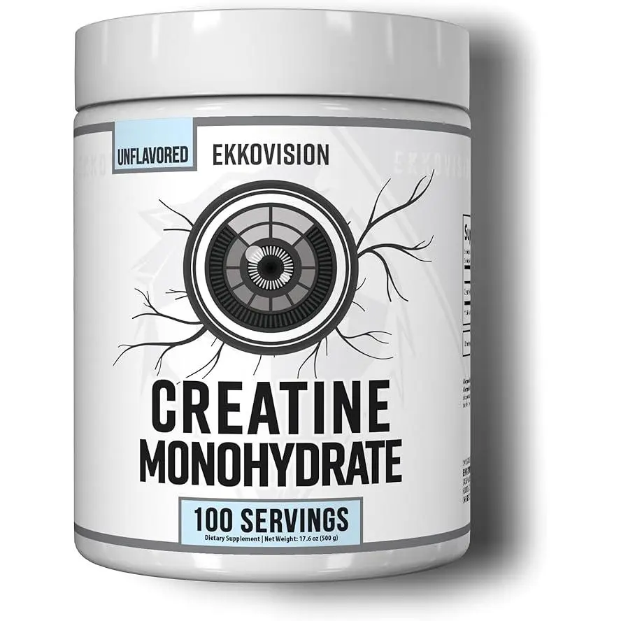 Choose ur flavors| Ekkovision Creatine Monohydrate Powder, Micronized, Pre Workout & Post Workout Supplement for Men and Women, Energy Support, Easy to Mix in Shakes, Smoothies & Beverages, 100 Servings