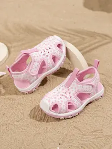 Summer Trend Baby Sandals, Toddler Shoes, Breathable Closed-Toe Beach Shoes, Easy-Wear Velcro Strap, Anti-Slip Casual Cool Footwear for Babies