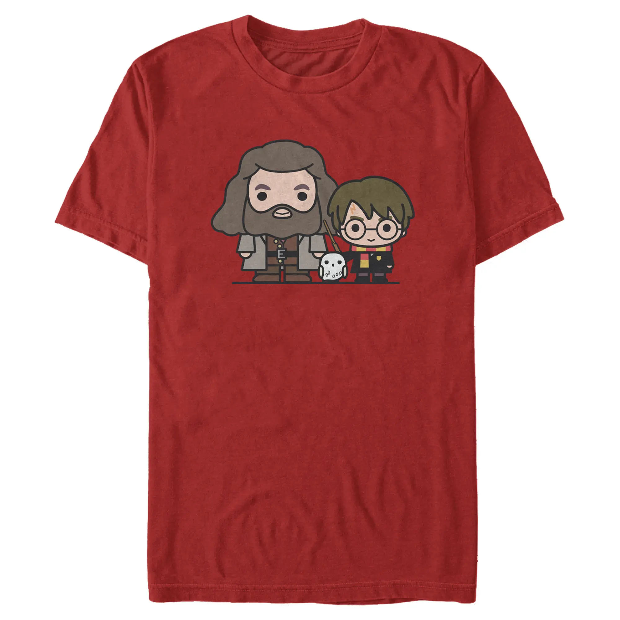Men's Harry Potter Hagrid & Hedwig Kawaii Cuties T-Shirt