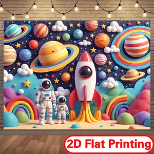 Summervibes 2D Flat Print Polyester Photo Backdrop Banner, Indoor Studio Portrait Backdrops for Studio Shoots & Portraits