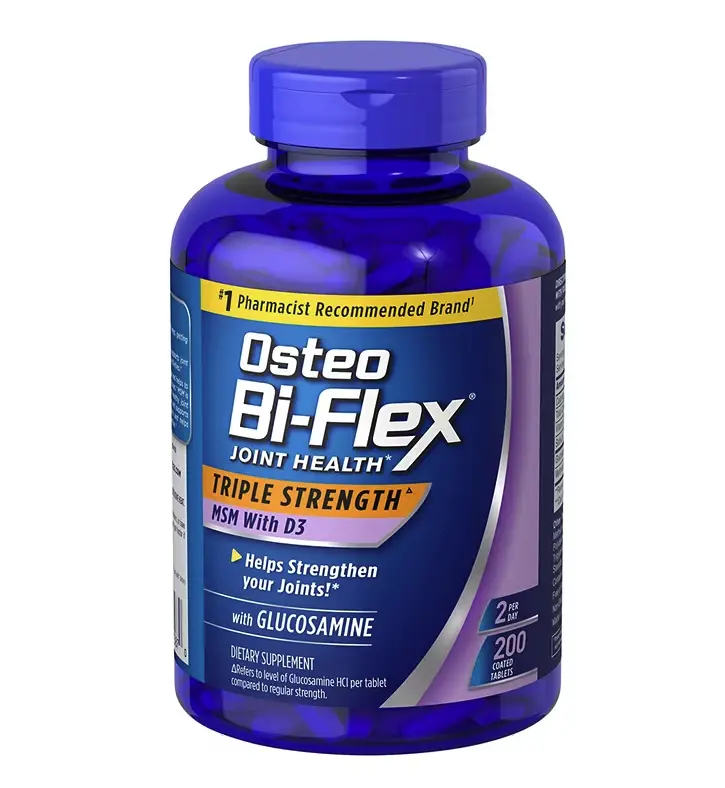 Osteo Bi-Flex 1,500mg Glucosamine HCl Tablets, 200 ct.