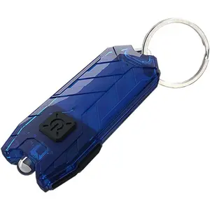 Tube v2.0  Flashlight, 55 Lumen USB Rechargeable Ultra Lightweight Compact (Blue)