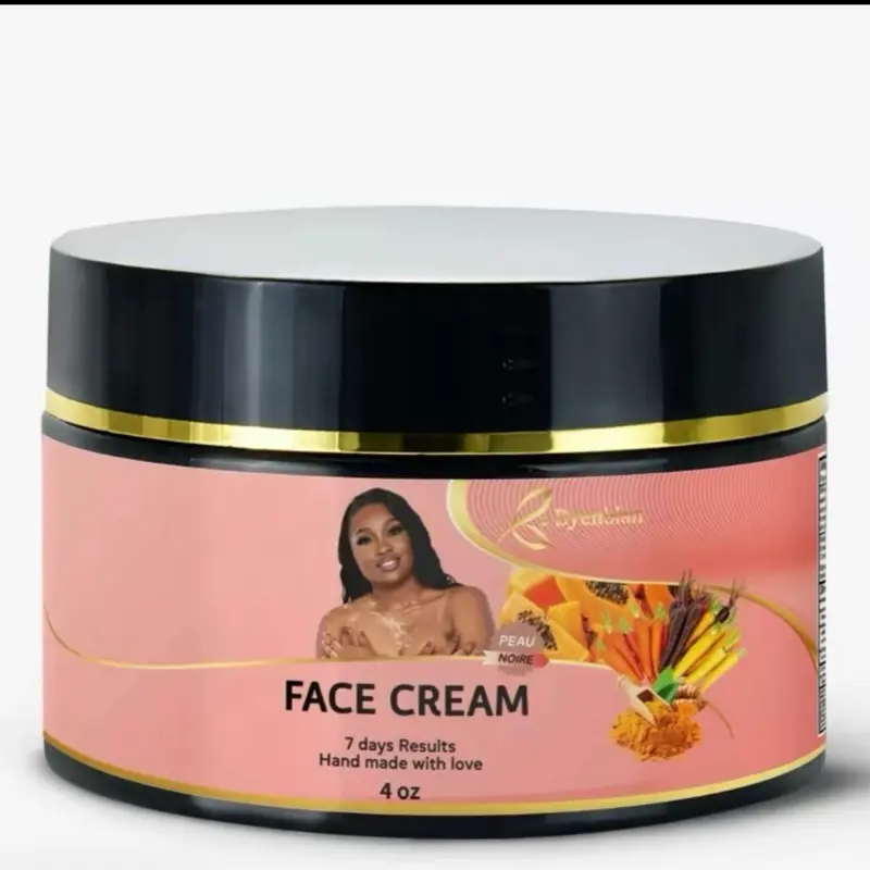 Peau noire glow cream l exfoliate Gently , hydrate Deeply skin repair moisturize