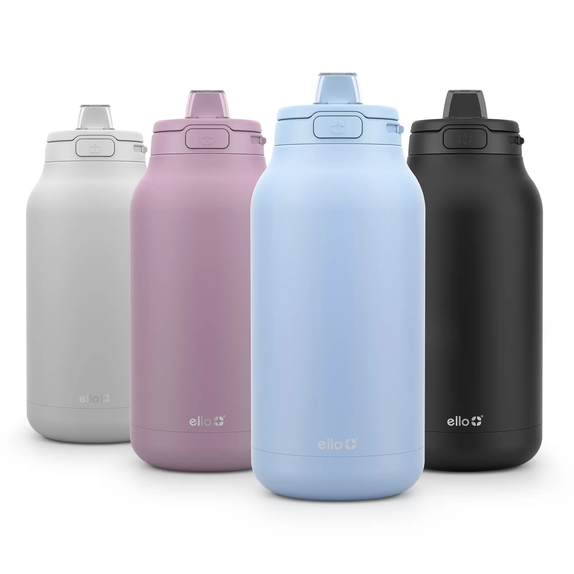 Ello Hydra 64oz Stainless Half Gallon Jug with Straw