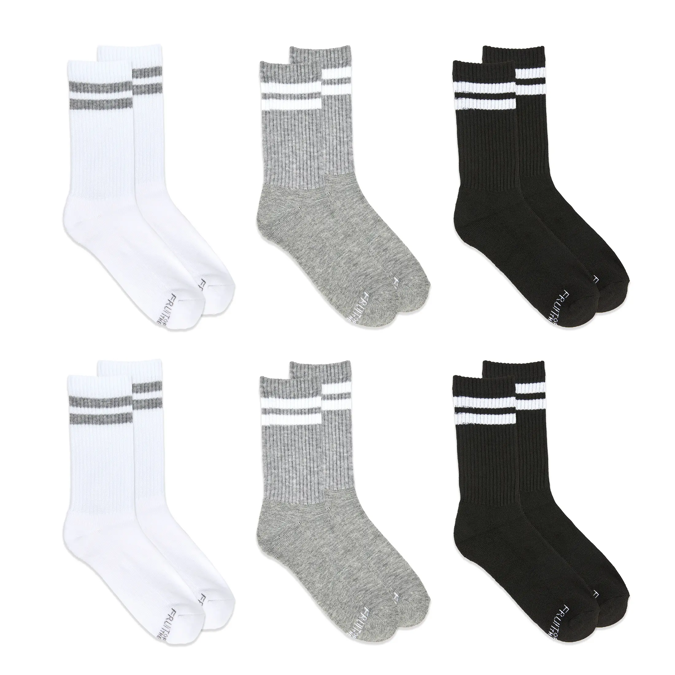 Womens Soft Socks For Casual Daily Walking Comfort Stretchy Athletic Multi Pack Comfort Fitting Sizes 4-12 6-Pack