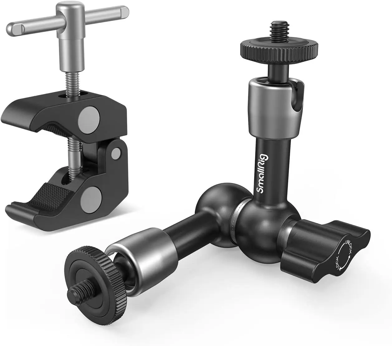 SmallRig Magic Arm Camera Mount Super Clamp Ball Head for LCD Monitor-KBUM2730B