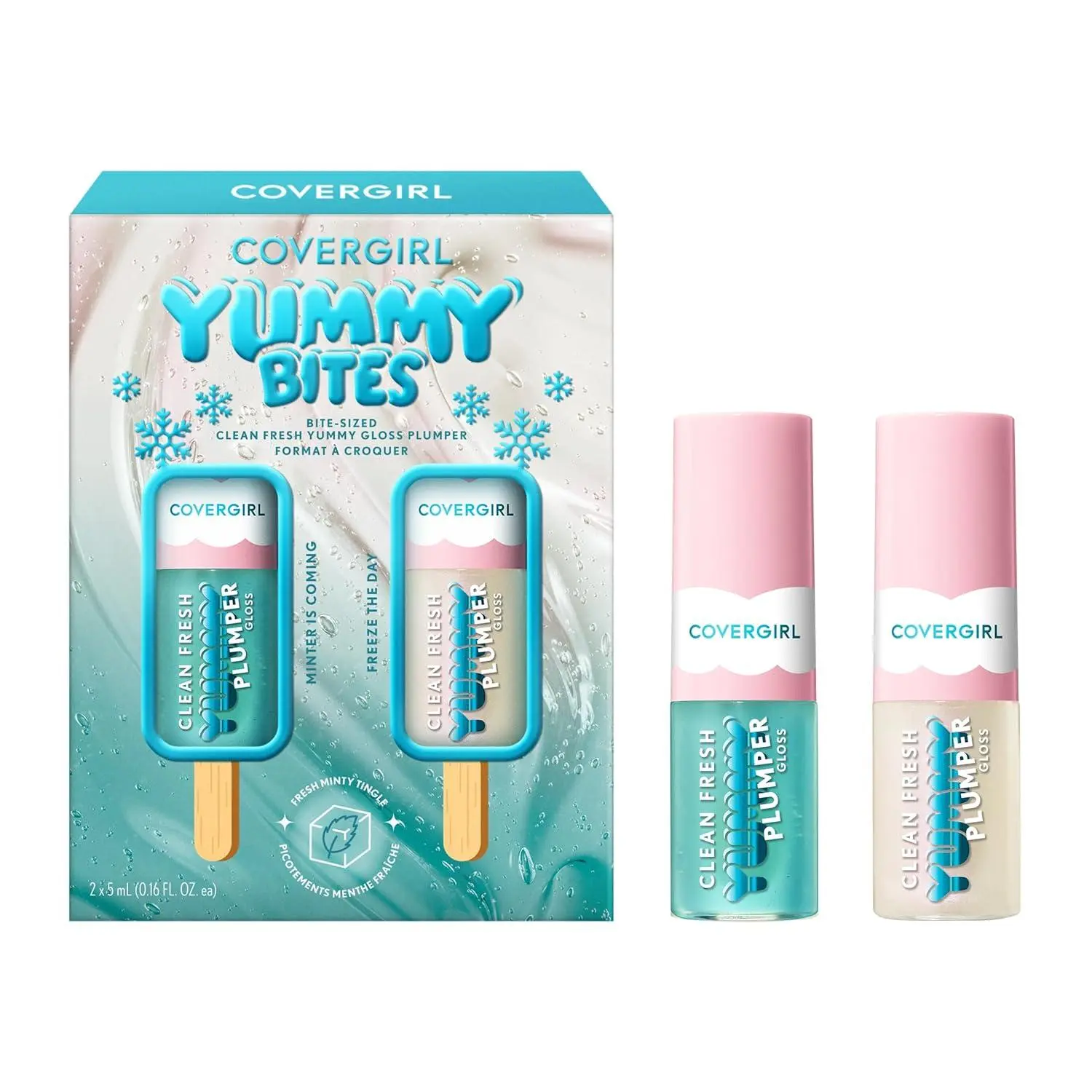 COVERGIRL Clean Fresh Yummy Lip Gloss, Sheer, Natural Scents, Vegan Formula - 650 Coconuts About You, 0.33 fl oz