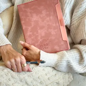 Holistic Tribe Journal – 90-Day Guided Gratitude & Self-Care Planner | Mindfulness & Productivity Notebook (A5, Refillable, 4 Colors)