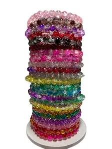 Beaded Bracelets | 6mm beads | pick your color | high quality natural glass beaded bracelet | long-lasting | stretchy bracelet |