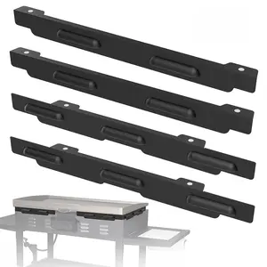 Magnetic Stainless Steel Wind Screens，Wind Guards for Blackstone 36 Inch Griddle （Black）, Grill Accessories for Griddle Grill and Camping, Protect Flame Hold Heat，Compatible with Hood,Ideal Grilling Gift