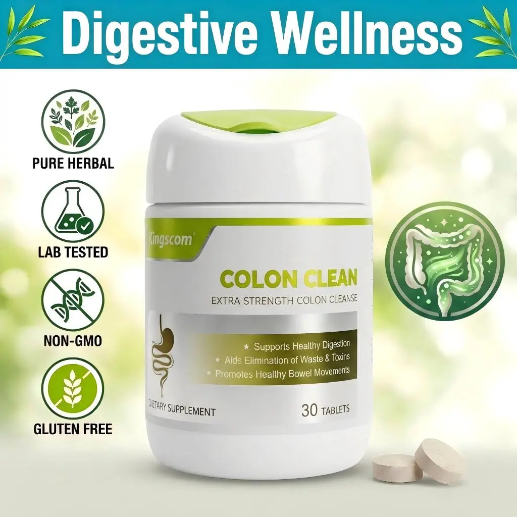 Kingscom Gut Balance-Supports Digestive Health  （30 TABLETS） summeressentials Enhance